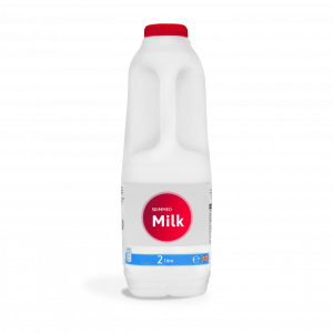 2 pints milk skimmed red