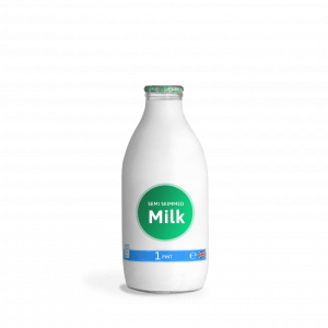 semi-milk_2pint glass bottle