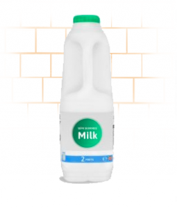 Office Milk Delivery 2 Ltrs Semi Skimmed